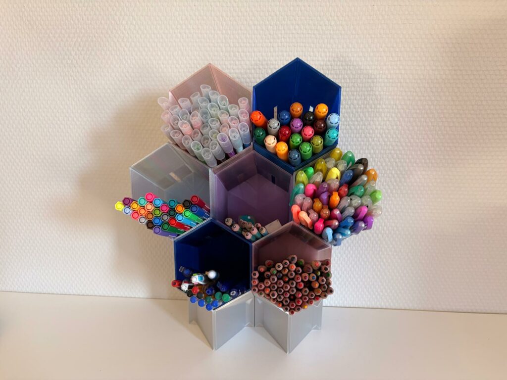 Pots à Crayons Empilables