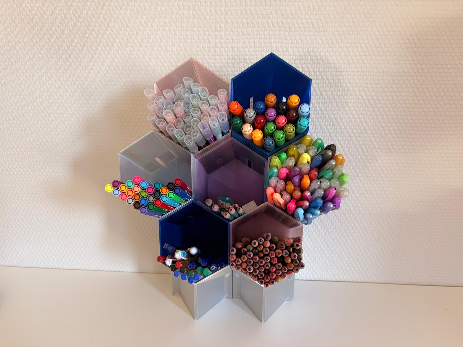 Pots à Crayons Empilables